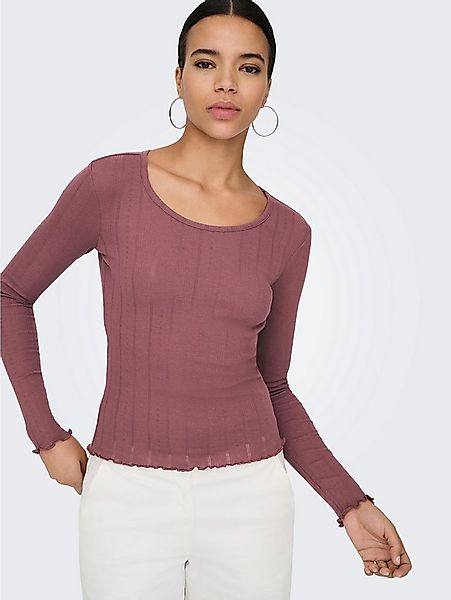 ONLY Langarmshirt ONLTENNA O-NECK L/S TOP JRS NOOS günstig online kaufen