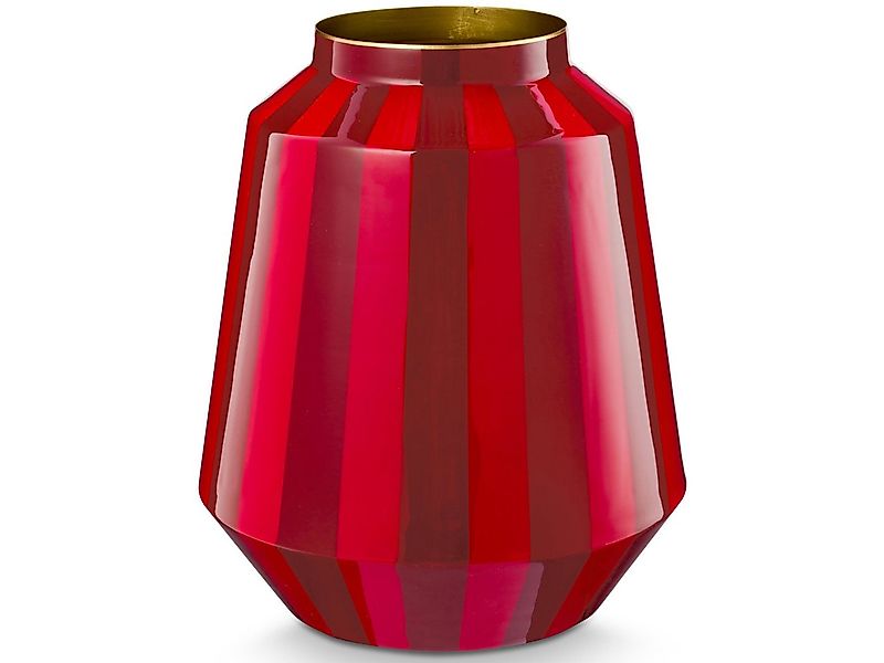 PiP Studio Dekovase Love Birds Metall Vase dunkelrot 29cm (Vasen) günstig online kaufen