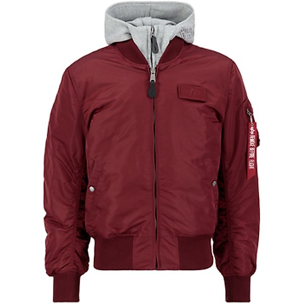 Alpha  Herren-Jacke MA-1 D-Tec - burgundy günstig online kaufen