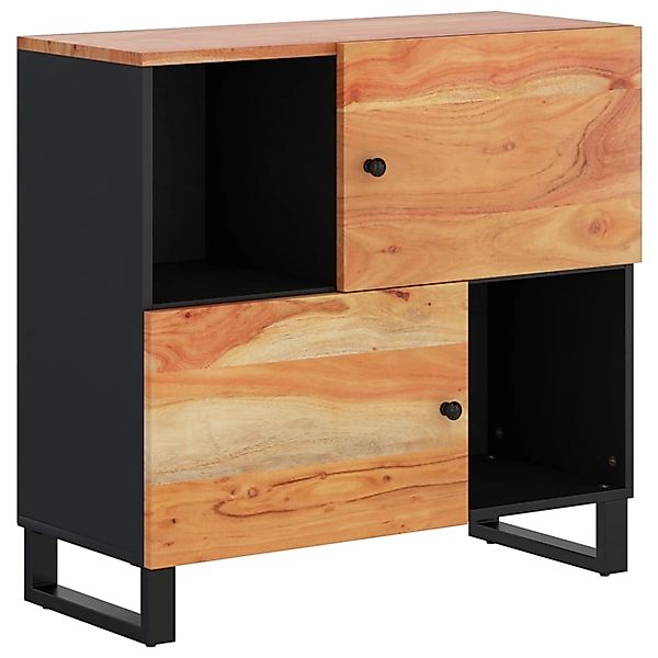 vidaXL Sideboard mit 2 Türen 80x33x75 cm Massivholz Akazie 352922 günstig online kaufen