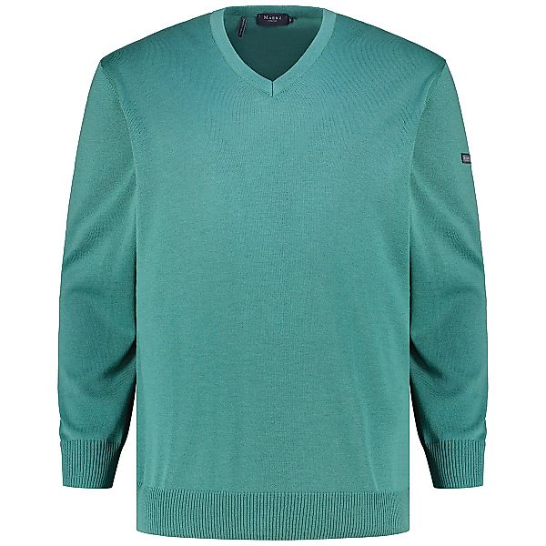 MAERZ MUENCHEN Feinstrickpullover aus Merinowolle Farbe grün Größe: 66 günstig online kaufen