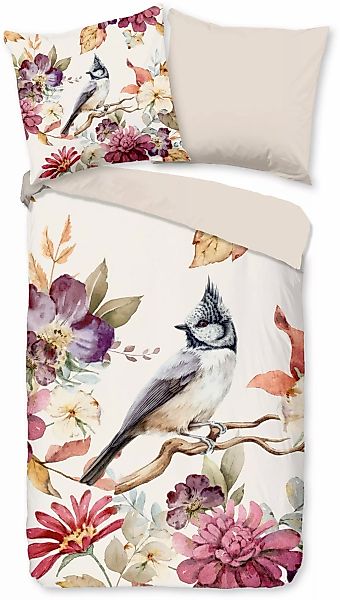 good morning Wendebettwäsche »Inga«, 100% Baumwolle, 135x200, Reißverschlus günstig online kaufen