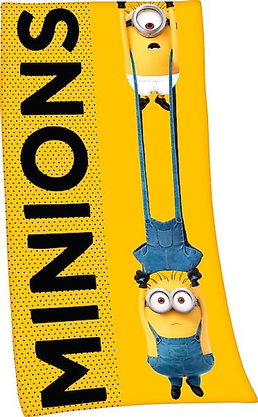 Minions Badetuch Minions 2, Velours (1-St), günstig online kaufen