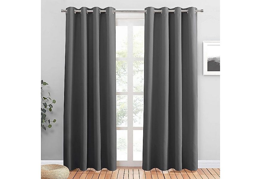 Sekey Gardine Verdunkelungsvorhang Blickdicht Polyester mit Thermofunkltion günstig online kaufen