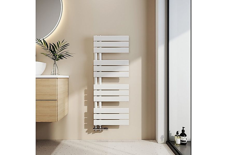 EMKE Badheizkörper Flach Paneelheizkörper Handtuchtrockner, 456W für 5qm Ra günstig online kaufen