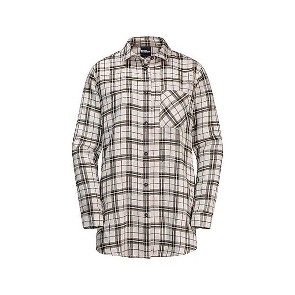 Jack Wolfskin Rundhalsshirt Karohemd für Damen in offwhite (1-tlg., keine A günstig online kaufen