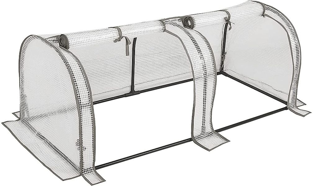 Woltu Gewächshaus, PE halbtransparent 130 g/m² günstig online kaufen