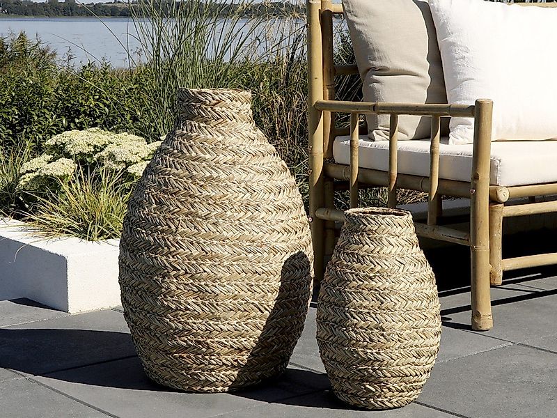 Chic Antique Dekovase Vase aus Seegrass günstig online kaufen