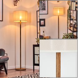hofstein Stehlampe moderne Stehlampe aus Holz/Stoff günstig online kaufen