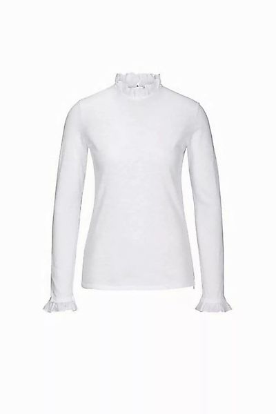 Rich & Royal Langarmshirt Organic Slub Frill Longsleeve günstig online kaufen