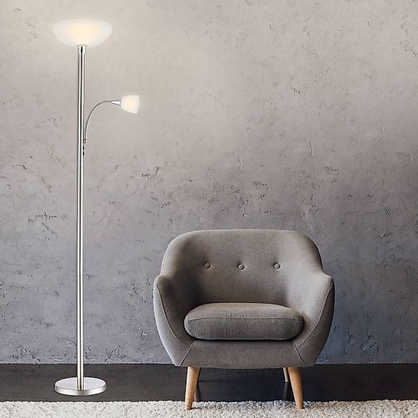 GLOBO LIGHTING Stehlampe BLADE, LED wechselbar, Stehleuchte, Flexo, Fluter günstig online kaufen