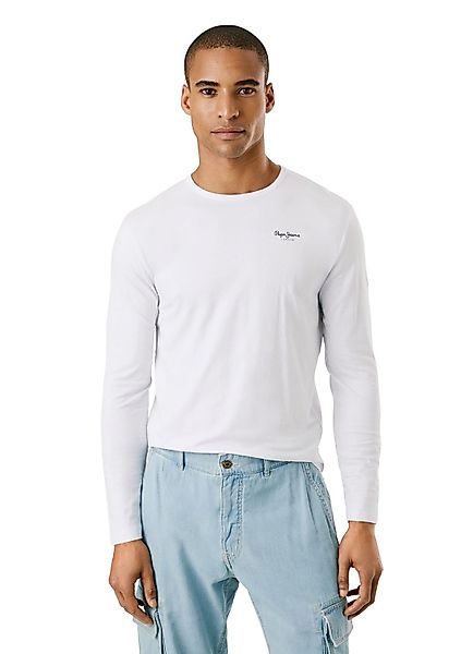 Pepe Jeans Herren Langarmshirt ORIGINAL BASIC 2 LONG- Slim Fit günstig online kaufen