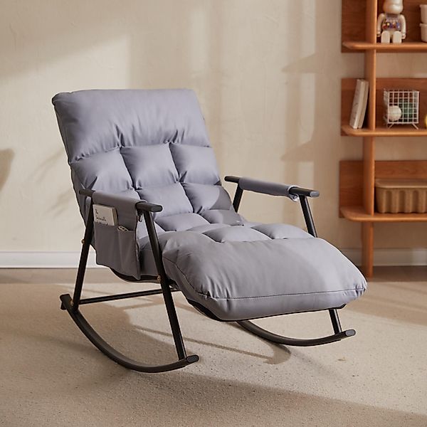 POPOLIC Schaukelstuhl Wohnzimmer Schaukelstuhl Liege faul günstig online kaufen