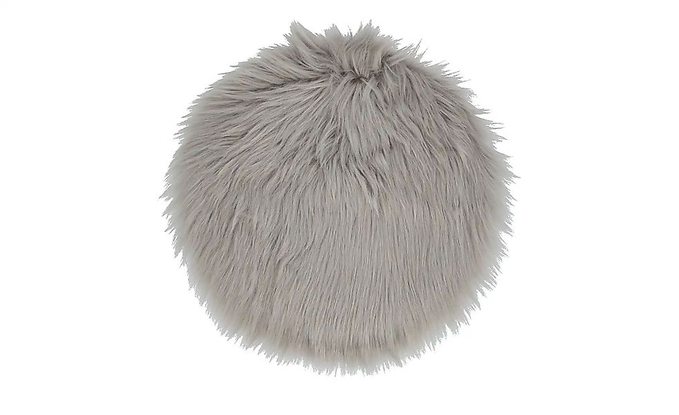 LAVIDA Stuhlkissen  Hunter ¦ grau Ø: 35 Dekokissen & Decken > Kissen > Stuh günstig online kaufen