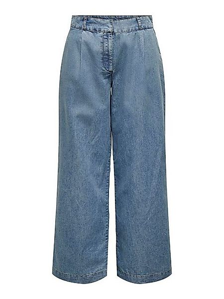 JDY Weite Jeans - JDYTRIXIE MW WIDE CHAMBRAY PANT - leichte Hose günstig online kaufen