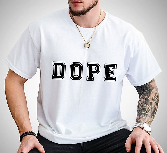 Quality Elegance T-Shirt DOPE Basic Cotton T-shirt günstig online kaufen