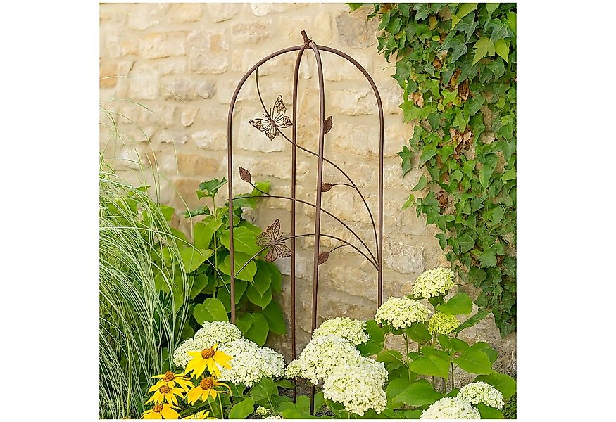 HTI-Living Rankgitter Rankhilfe mit Schmetterlingen aus Metall Stück, 1 St. günstig online kaufen