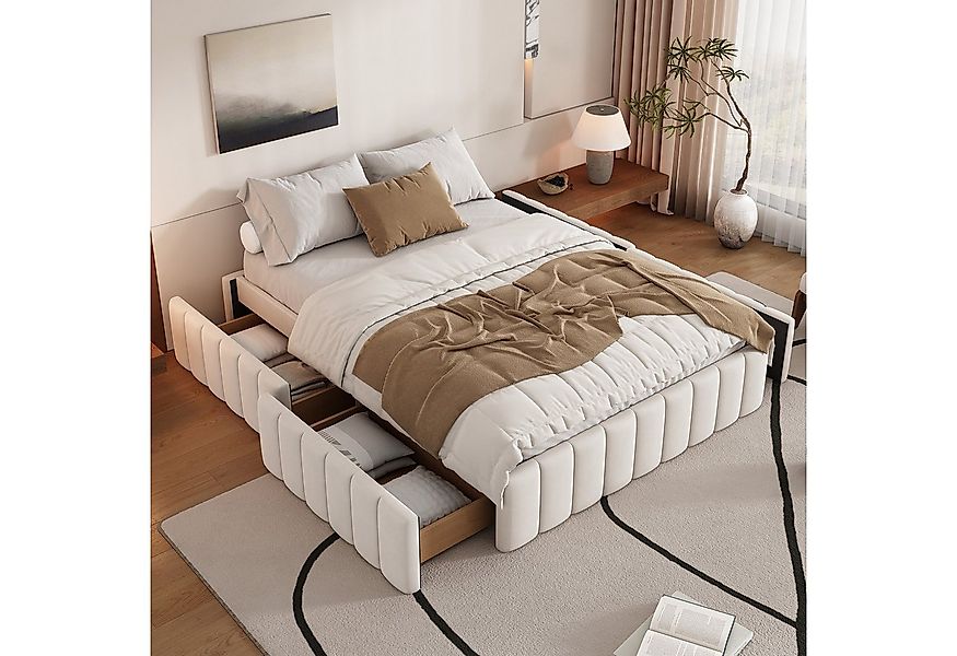 HAUSS SPOLE Polsterbett 140x200cm Kein Kopfteil, minimalistisches Styling, günstig online kaufen