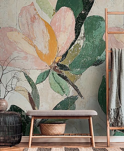 CosmoLiving by Cosmopolitan Vliestapete »Lush Blossom Fototapete erweiterba günstig online kaufen