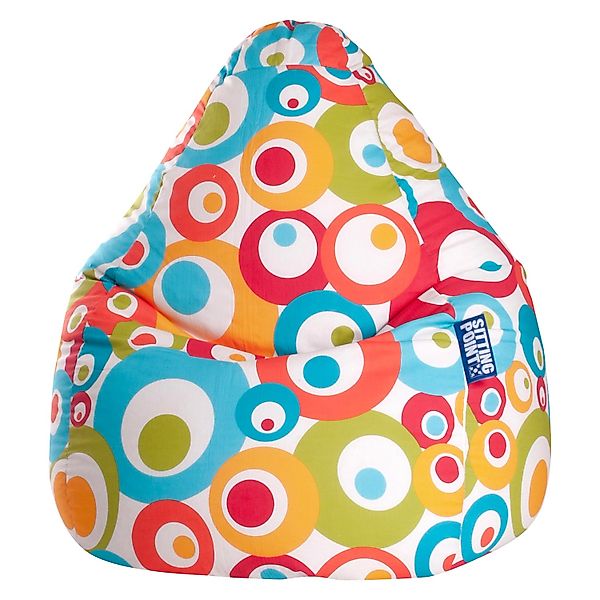 Sitting Point Sitzsack BeanBag Malibu 120 l Türkis Bunt günstig online kaufen