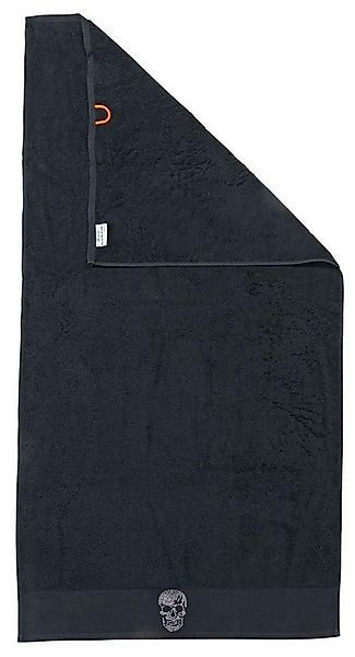 done.® the orange difference Handtuch Skull Totenkopf schwarz 50x100cm Hand günstig online kaufen