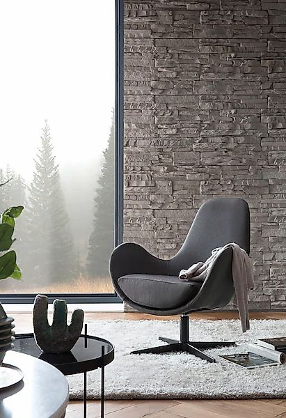 SalesFever Drehsessel »Design-Sessel für Komfort« Moderne Entspannung: Rela günstig online kaufen