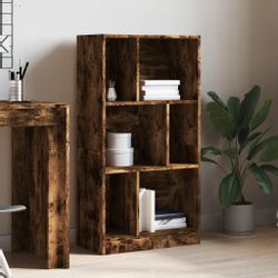 vidaXL Bücherregal Bücherregal Räuchereiche 57x28,5x107,5 cm günstig online kaufen