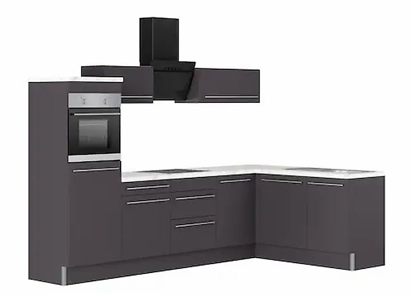 KOCHSTATION Küche »KS-Bern2« Stellmaße 295 x 175 cm, wahlweise mit E-Geräte günstig online kaufen