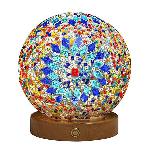 autolock Tischleuchte Türkische Tischlampe, böhmische Tiffany-Stil günstig online kaufen