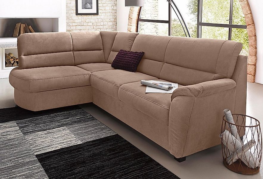 sit&more Ecksofa "Pandora L-Form", wahlweise mit Bettfunktion und Bettkaste günstig online kaufen
