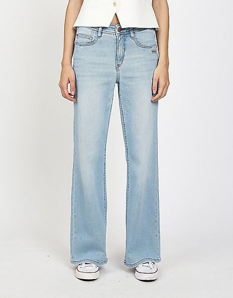 GANG Weite Jeans 94AMELIE WIDE mit geradem Beinverlauf, weicher Denim günstig online kaufen