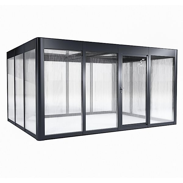 SunElements Gewächshaus SunGarden Anthrazit 15 m² günstig online kaufen