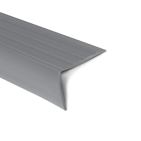 KARAT Stufenkantenprofil Toronto - Treppenkantenprofil Grau 40 x 25 x 1200 günstig online kaufen