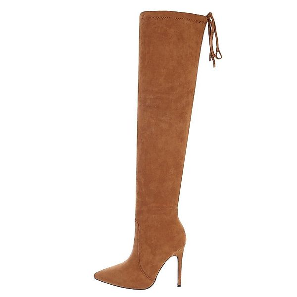Ital-Design Damen Party & Clubwear Overkneestiefel günstig online kaufen