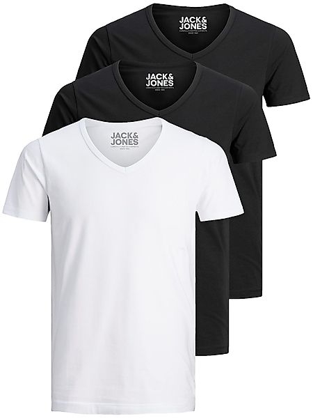 Jack & Jones T-Shirt Basic V-Neck günstig online kaufen