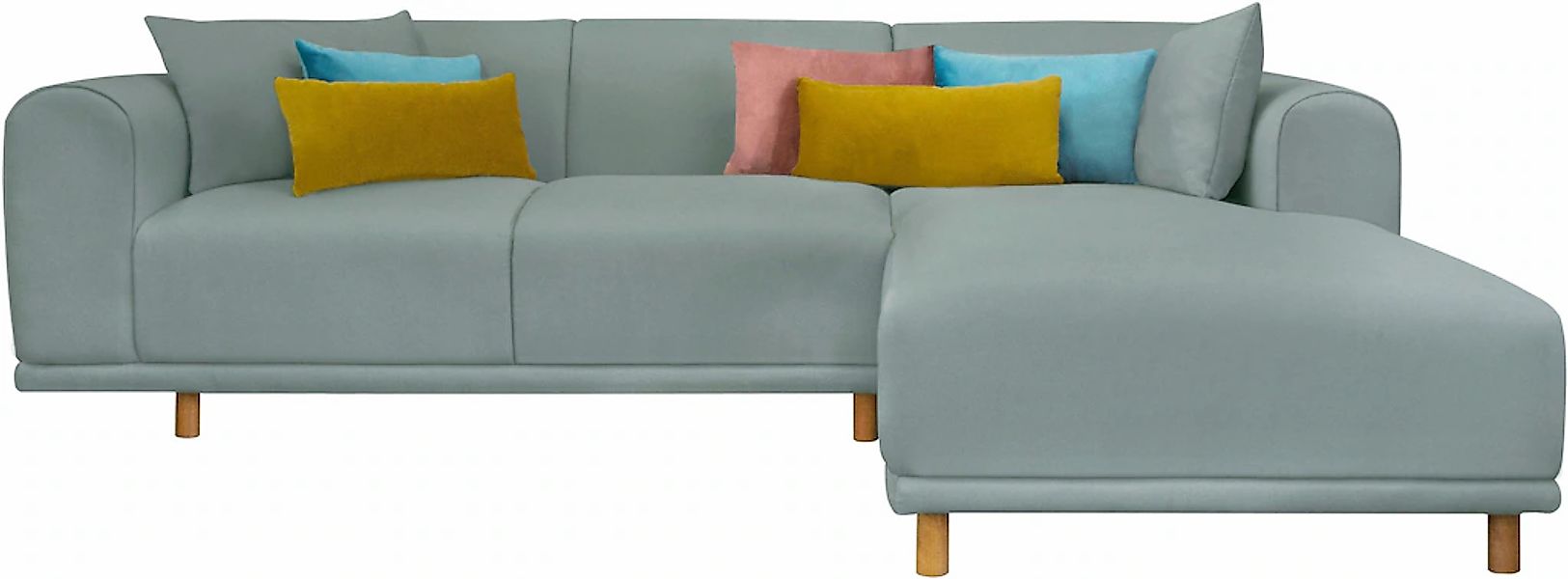 OTTO home Ecksofa "Maroon L-Form" in skandinavischem Design, mit losen Kiss günstig online kaufen