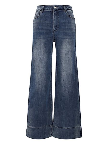 Buena Vista Weite Jeans ? Wide Leg Jeans Damen ? verwaschene Stretch Denim günstig online kaufen