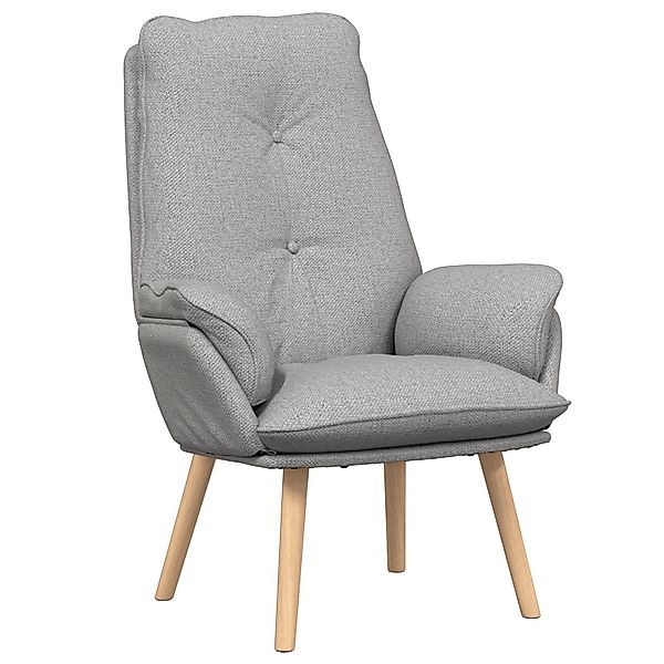 vidaXL Sessel Entspannungsstuhl Wolken-Grau Stoff (1-St) günstig online kaufen