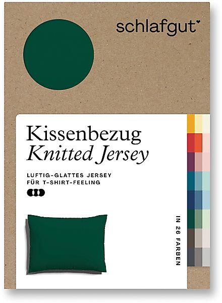 Schlafgut Kissenbezug Knitted Jersey aus Bio-Baumwolle günstig online kaufen