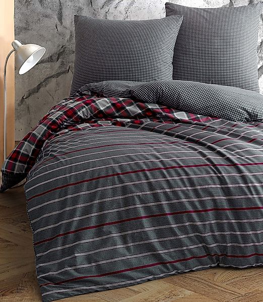 One Home Bettwäsche Berry, Renforcé, 3 günstig online kaufen
