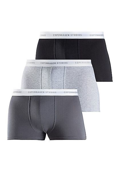 Copenhagen Studios Boxer Boxershorts für Herren (Packung, 3-St) mit weißem günstig online kaufen