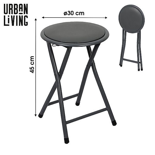 Urban Living Hocker Klapphocker Hocker Klappstuhl günstig online kaufen