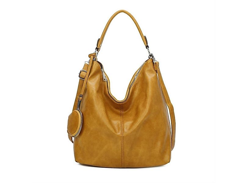 ITALYSHOP24 Schultertasche XXL DAMEN TASCHE SHOPPER Hobo Cross Bag Reisetas günstig online kaufen