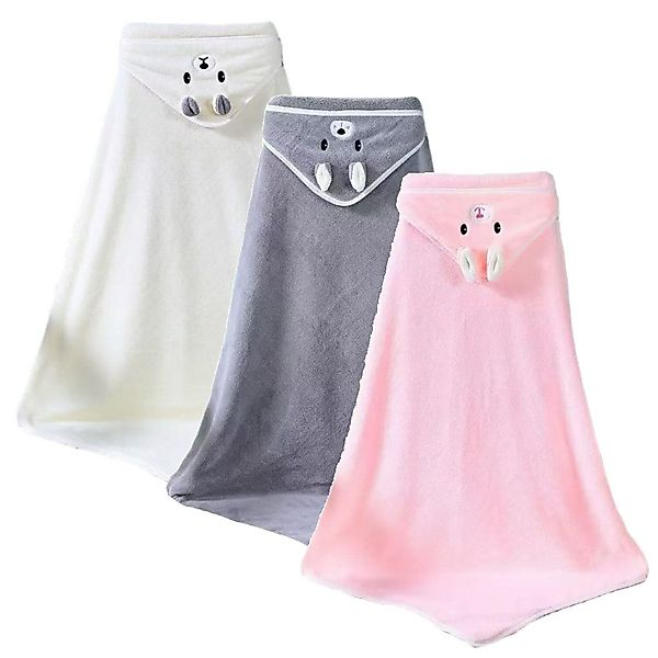 NUODWELL Kapuzenhandtuch 3 Stück Kapuzenhandtuch Baby, günstig online kaufen