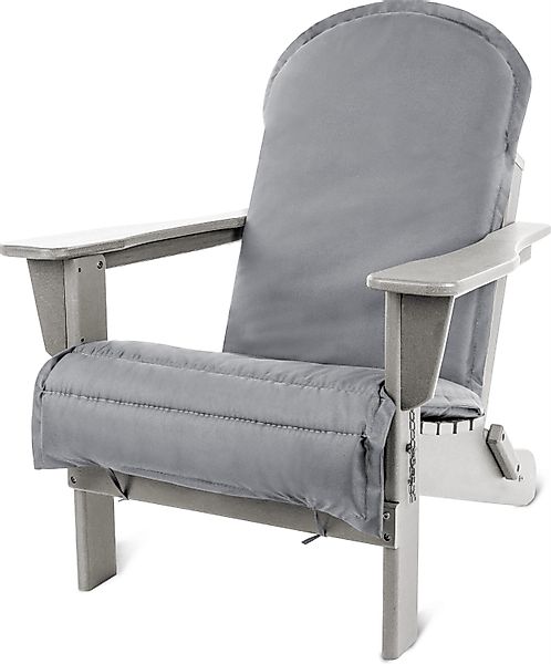 Aspero Gartenstuhl Gartenstuhl Adirondack mit Auflage, günstig online kaufen