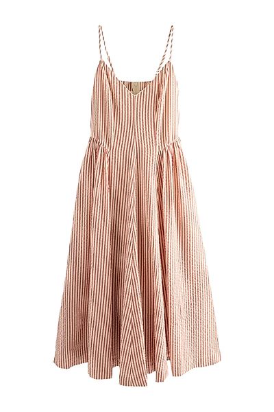 Next Midikleid Strukturiertes Seersucker Midikleid aus günstig online kaufen