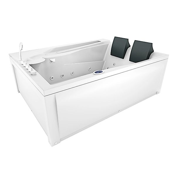 AcquaVapore Whirlpool Pool Badewanne Wanne W12H-C 180x135 günstig online kaufen