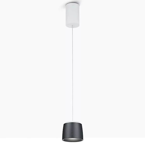 LED Pendelleuchte Ove in Schwarz und Weiß 16W 1130lm günstig online kaufen