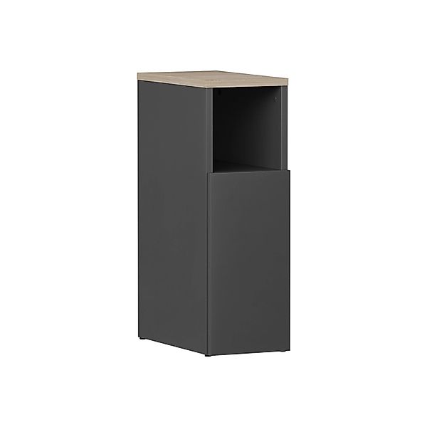 Vicco Nachttisch Enton Anthrazit/Sonoma 20 x 60 mit 1 Tür günstig online kaufen