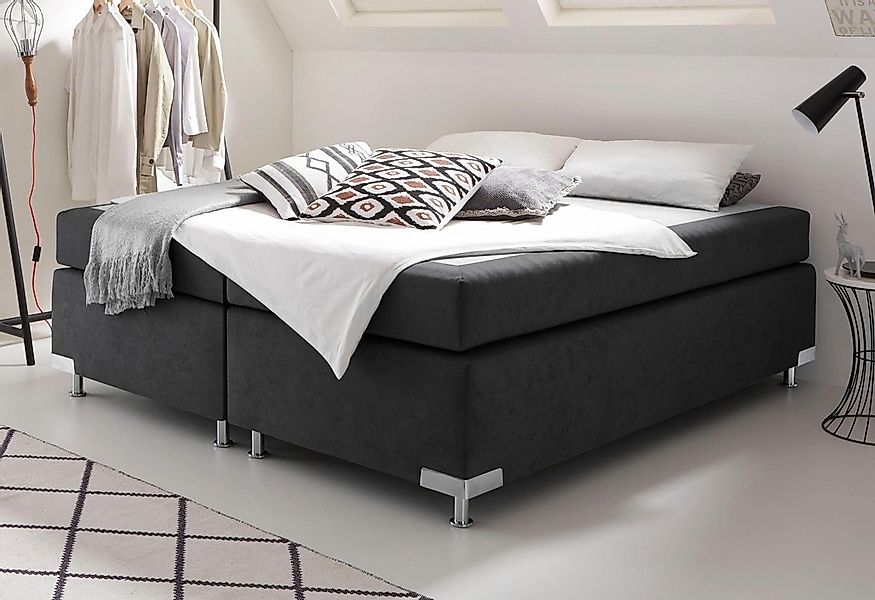 Westfalia Schlafkomfort Boxspringbett "Holland", ohne Kopfteil, frei im Rau günstig online kaufen